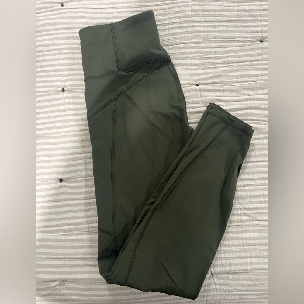 Athleta Olive Green - Cold weather leggings